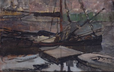 Stadhouderskade cerca de la Casa de Detención de Ámsterdam, 1899-1900 de Piet Mondrian